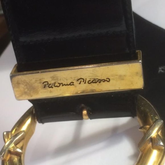Paloma Picasso Wide Patent Leather Belt - Italy main image 12
